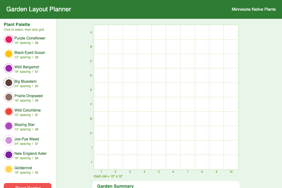 Garden Layout Planner